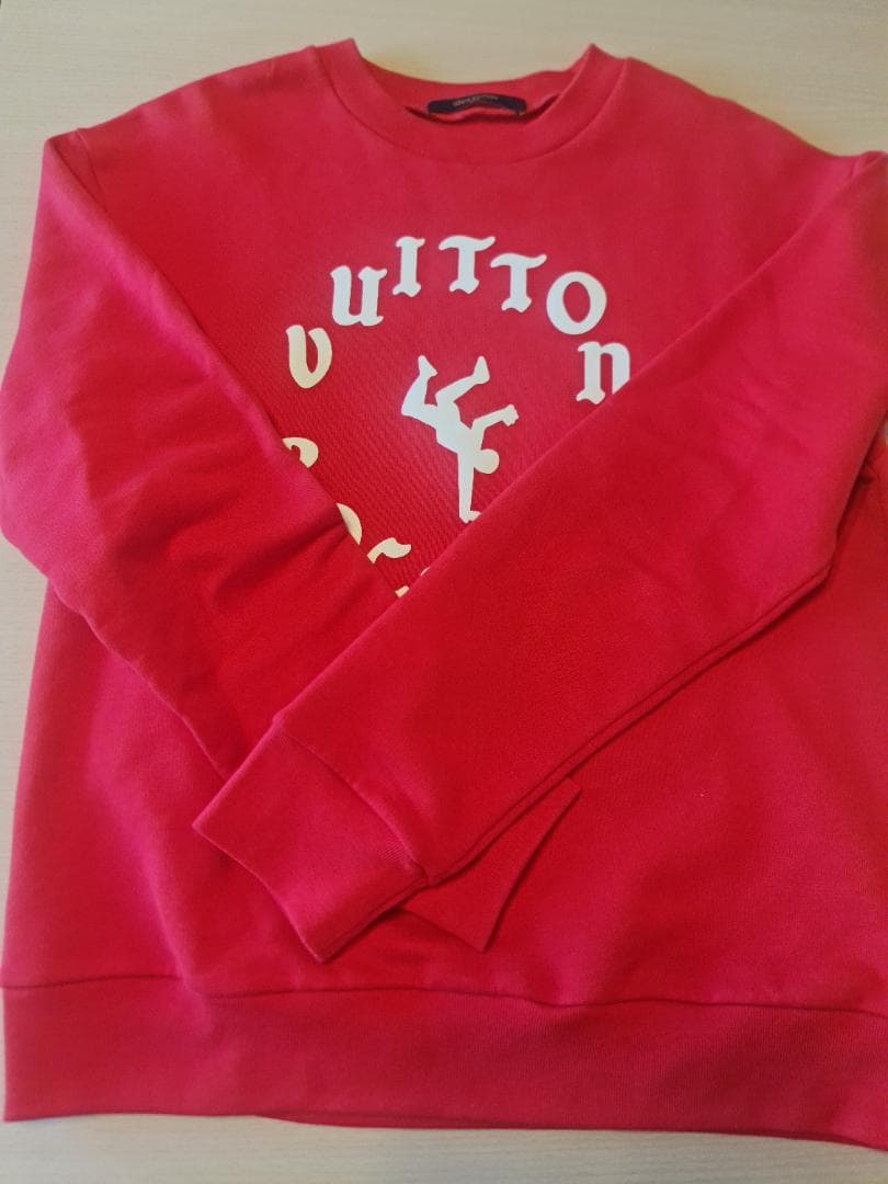 LOUIS VUITTON ロゴ入りスウェットシャツ レッド