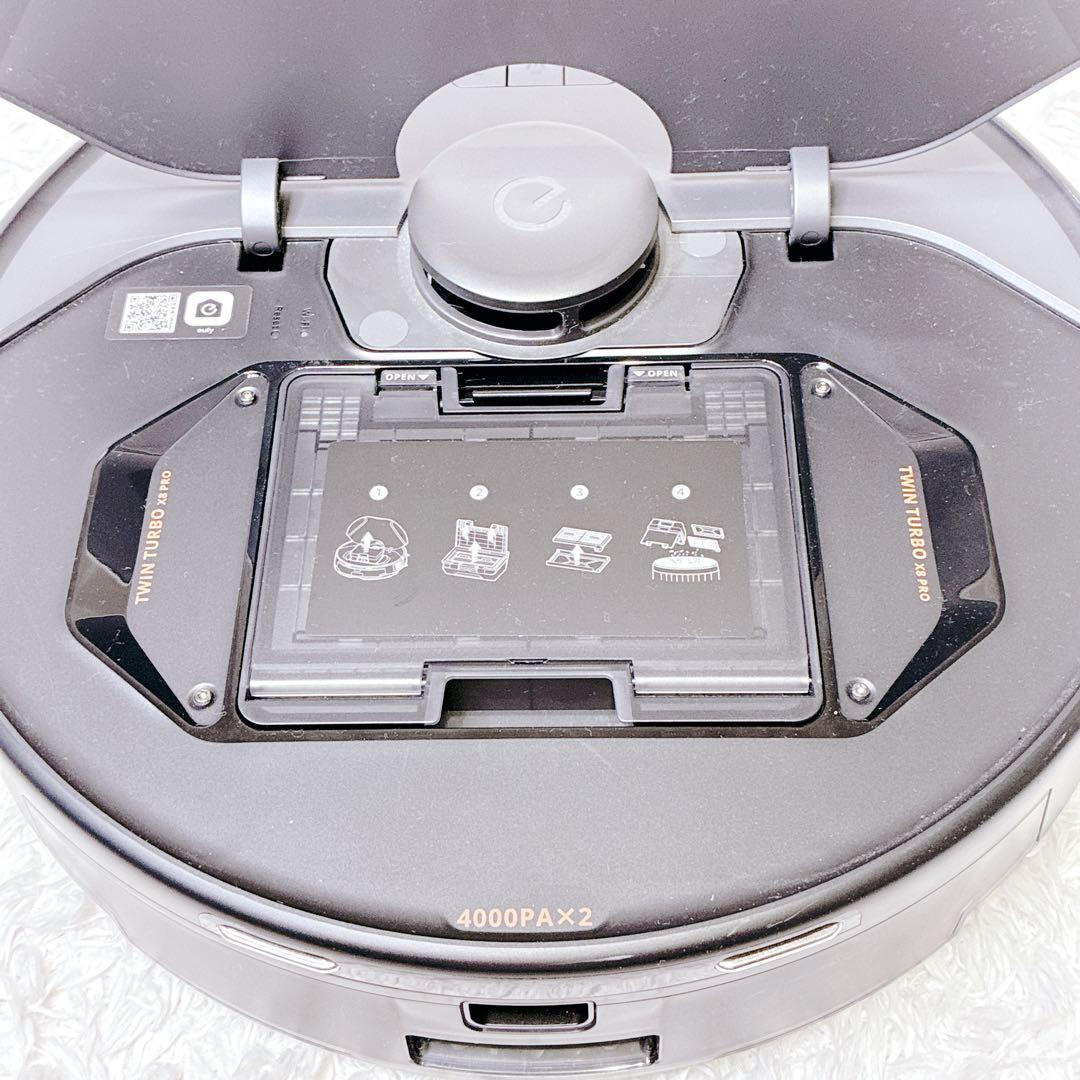 Anker Eufy Clean X8Pro ロボット掃除機 ブラック ドック付