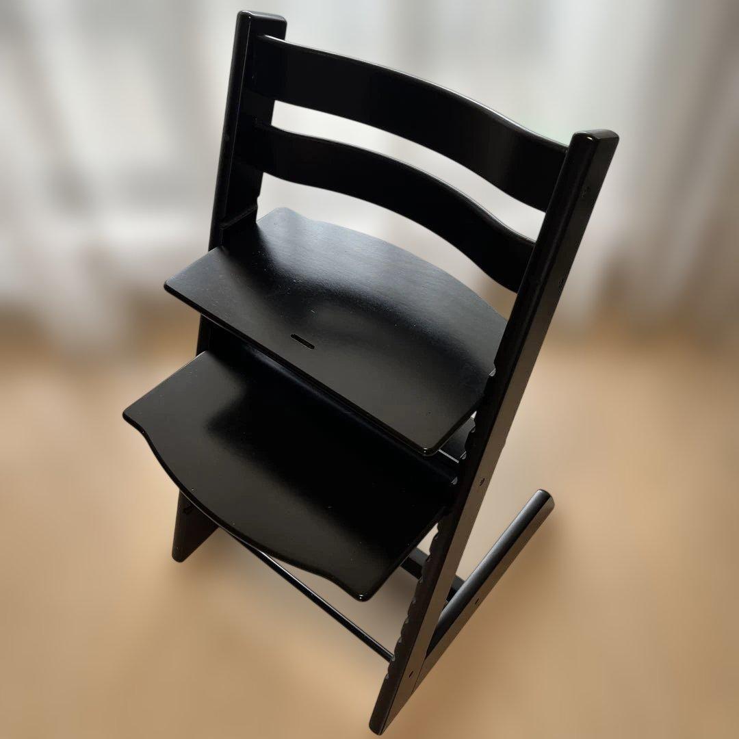 専用★ストッケ　トリップトラップ　チェア　ブラック　レンチ付き　取扱説明書