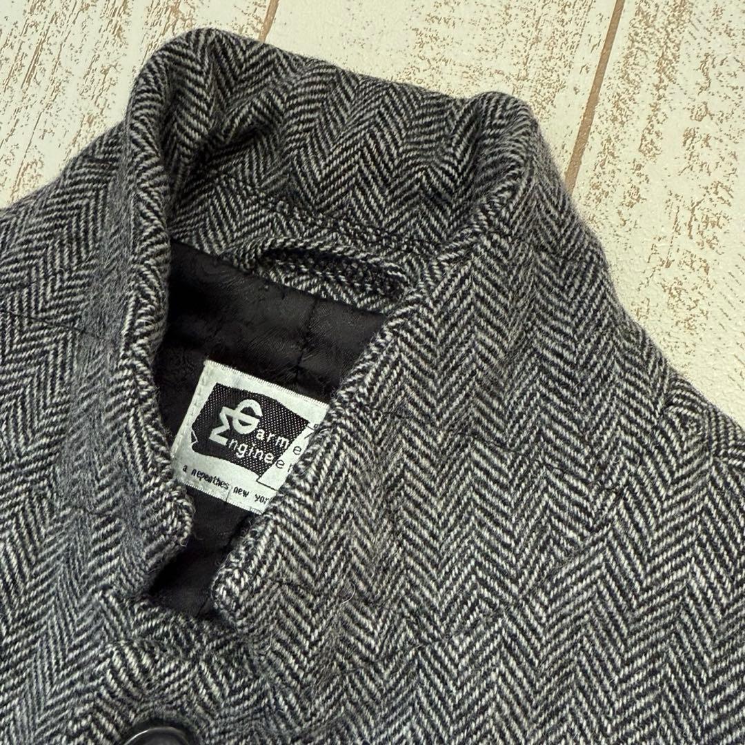 【エンジニアードガーメンツ】ヘリンボーンツイード　ジャケット