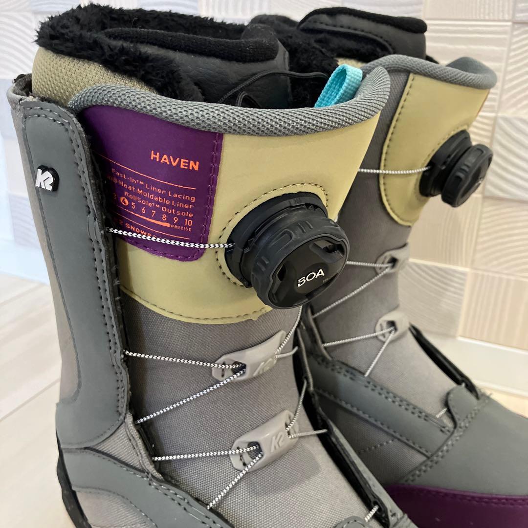 美品★K2★BOAブーツ★スノーボード★24.0
