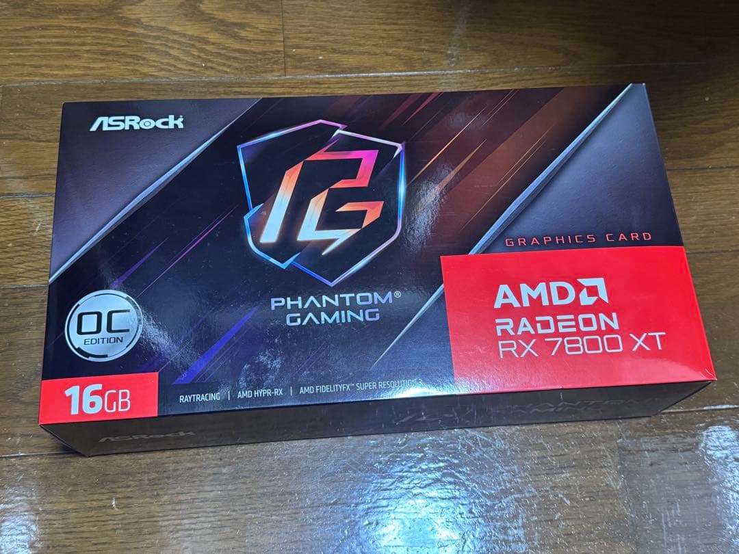 グラフィックボード・グラボ・ビデオカード ASRock Radeon RX7800XT PG16GB OC