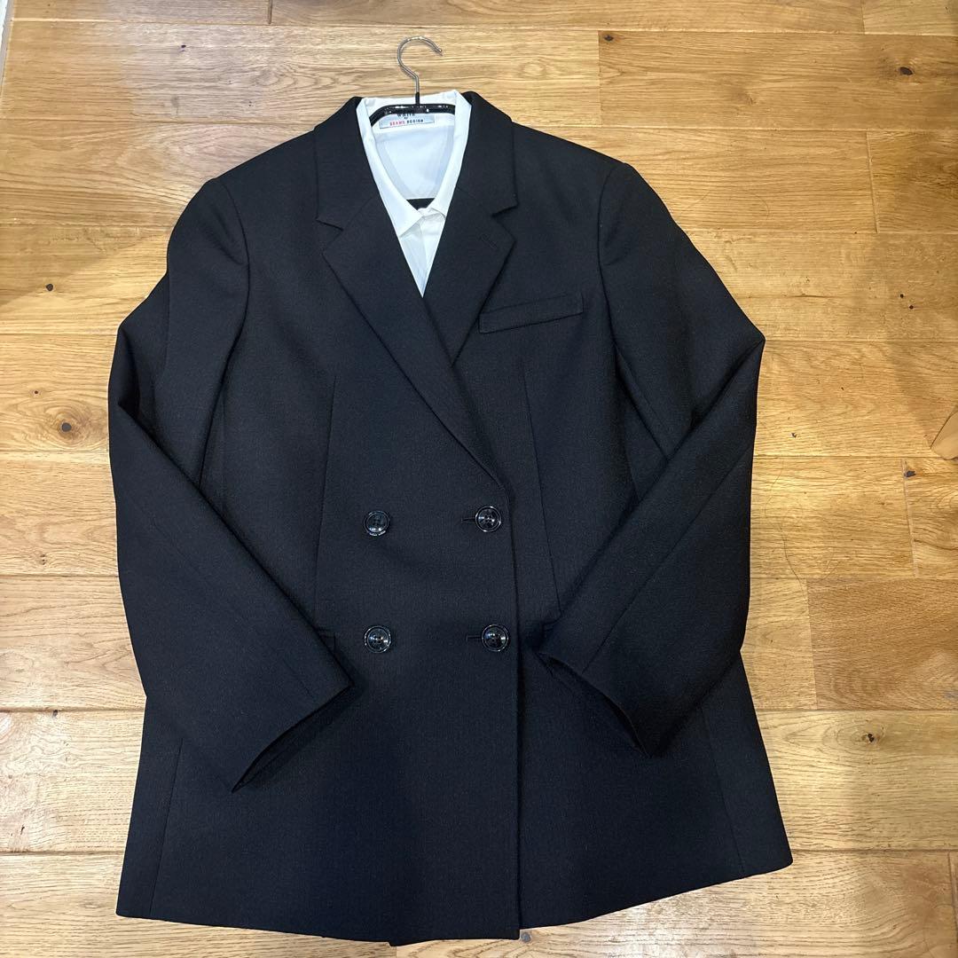 ワルツバイビームスデザイン パンツスーツ 165A 卒服 卒業式 黒