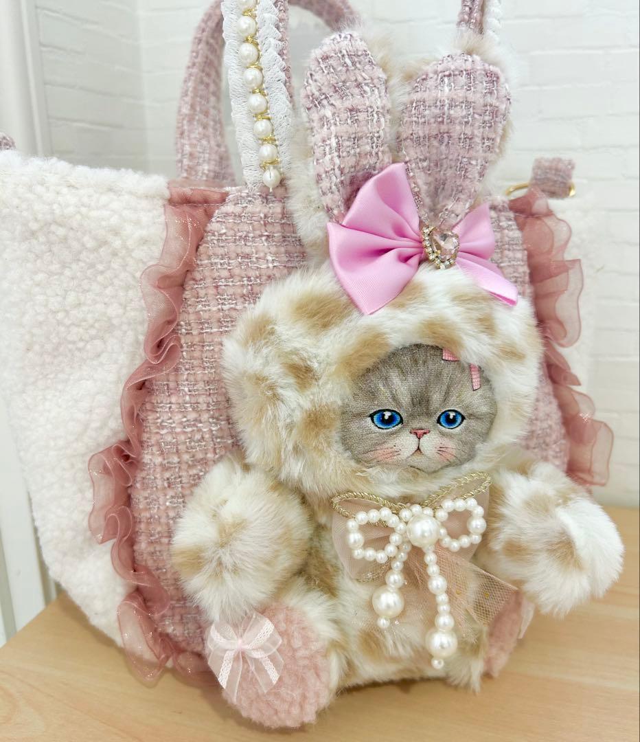 あ*こ様 コヤンイサムチョン ルミちゃん ウサギ耳 ファートートバッグ