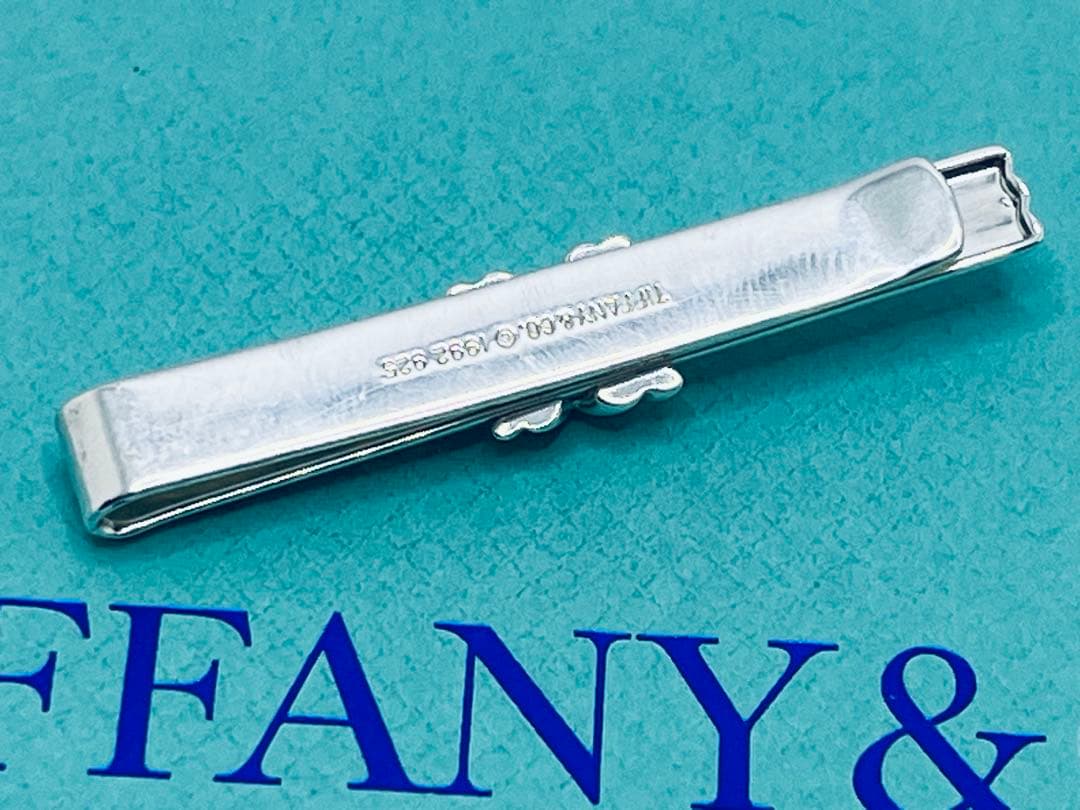 c771 美品　ティファニー　1992 シグネチャー　ネクタイピン　925