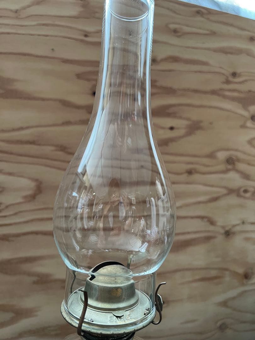 クラシックガラスオイルランプ　ビンテージ　アルコールランプ　骨董　昭和レトロ