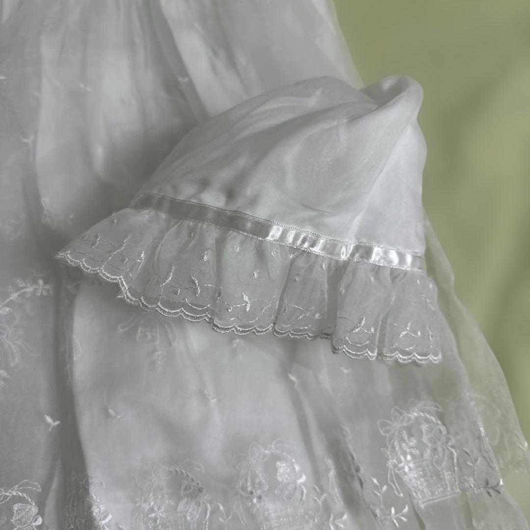 ファミリアベビードレスsize50 帽子セット