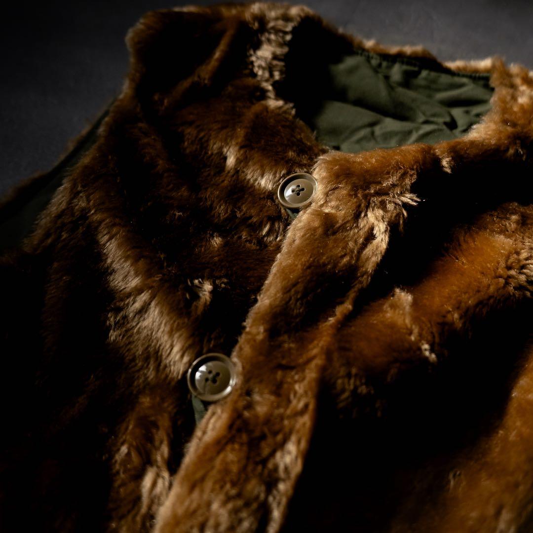 Engineered Garmentsリバーシブルベスト グリーン/ブラウン