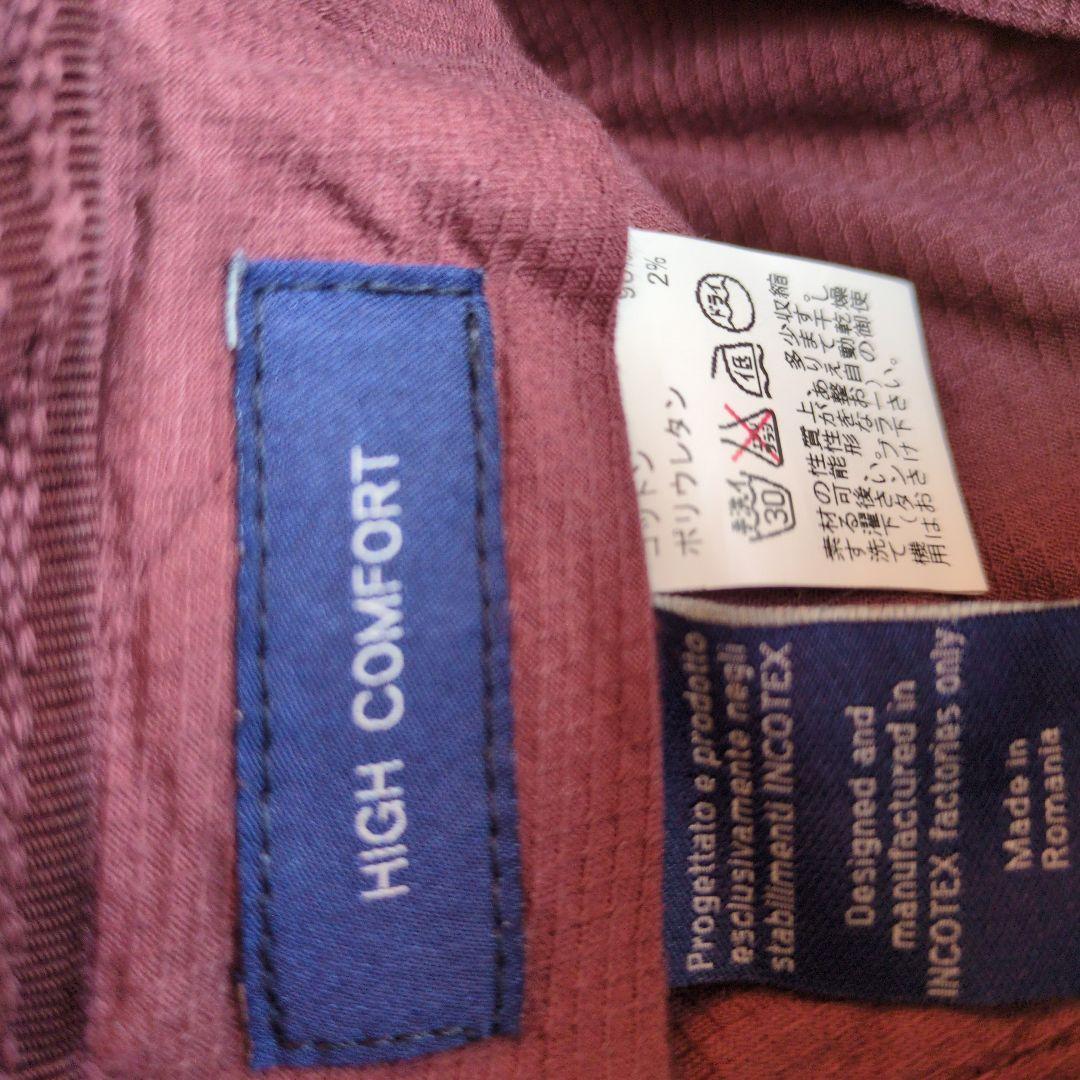 INCOTEX インコテックス　コーデュロイ　size48　エンジ　チノパン