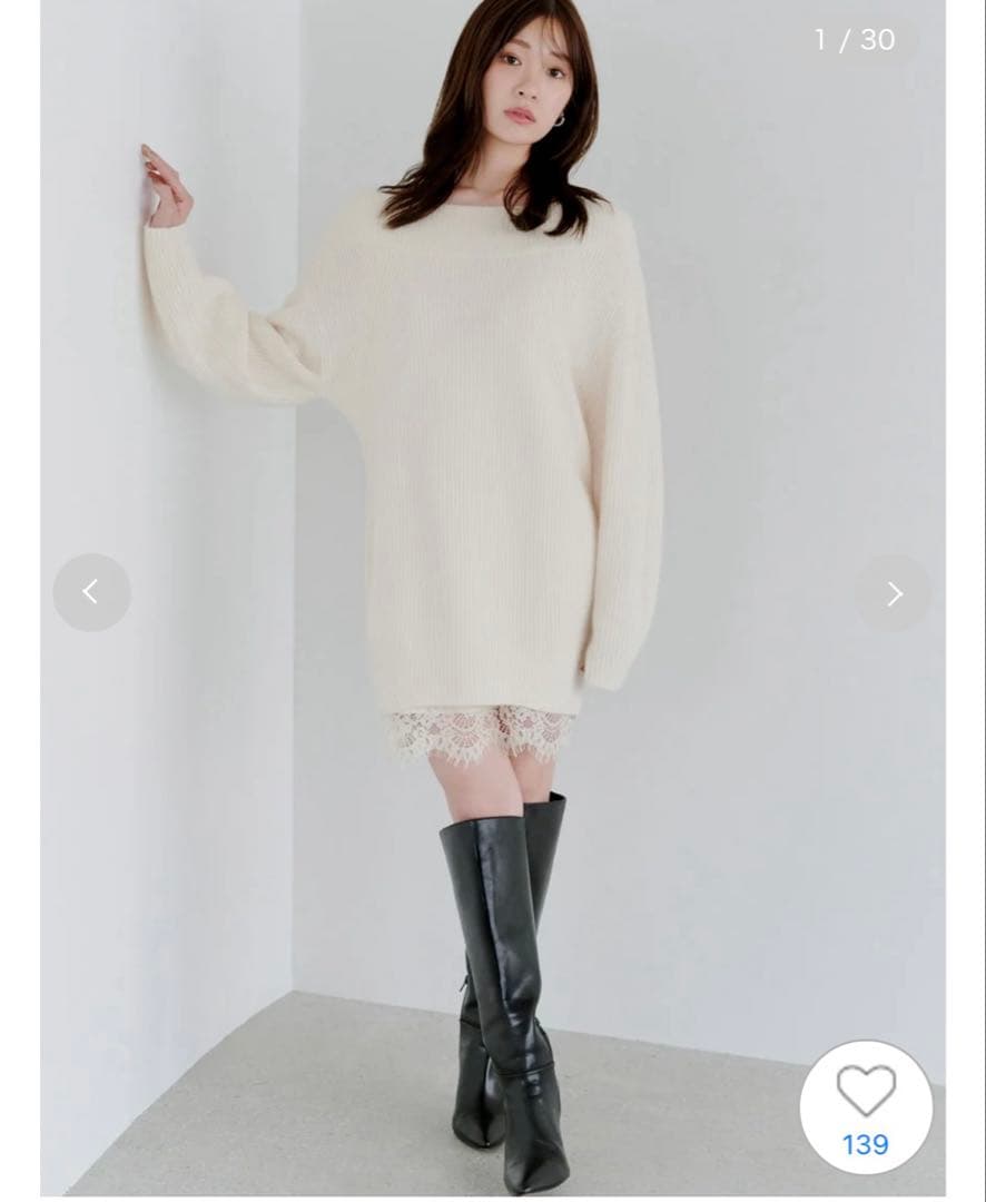 今期♡snidel♡ ニットセットキャミミニワンピース