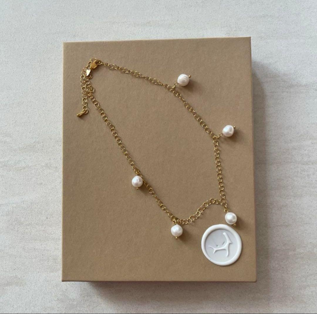 に*う様 pluie パールチョーカー