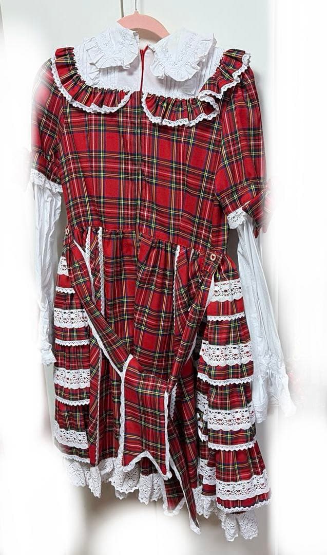 アンドロミオ　タータンチェック　ワンピース