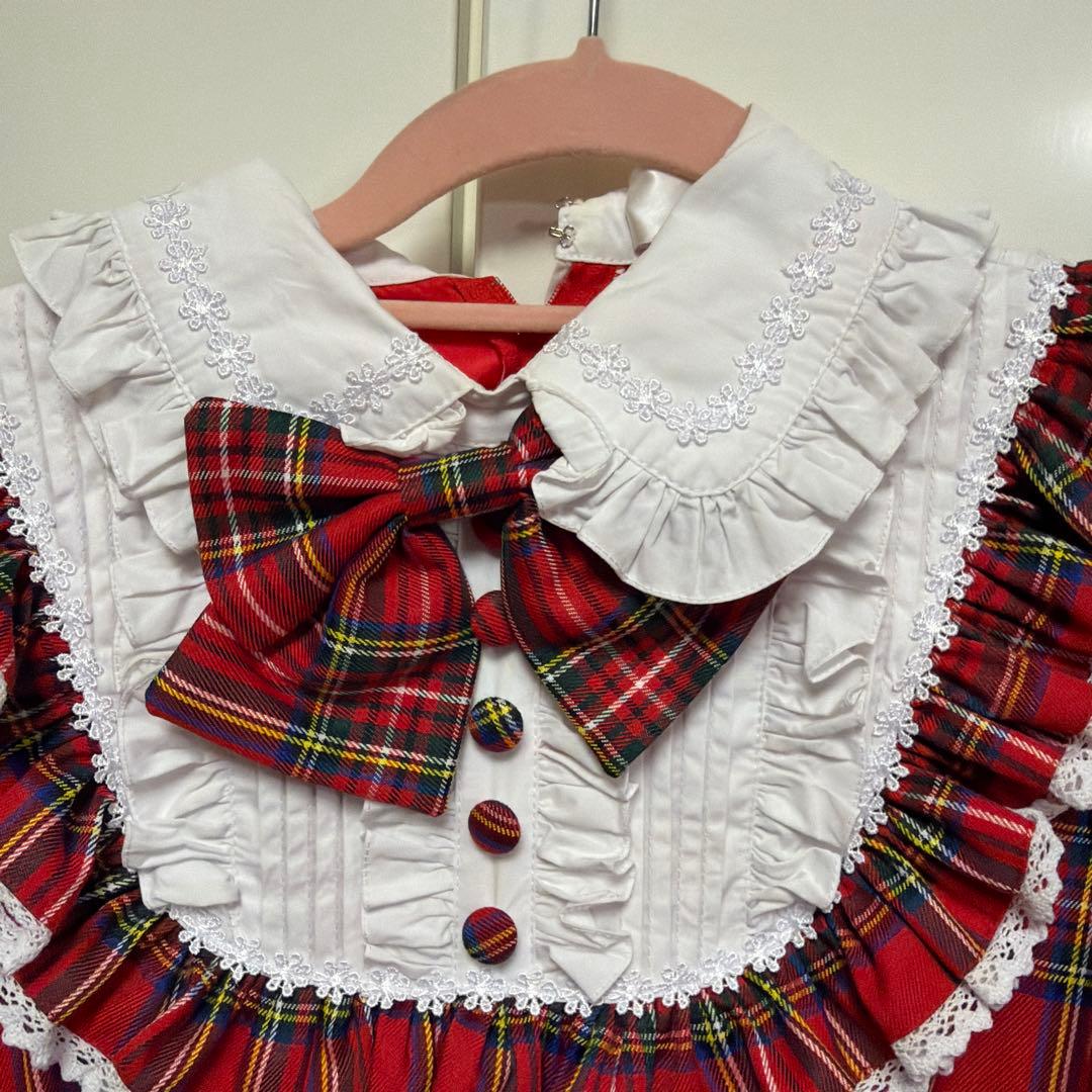 アンドロミオ　タータンチェック　ワンピース