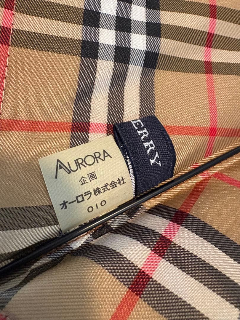 BURBERRY 折りたたみ傘 チェック柄