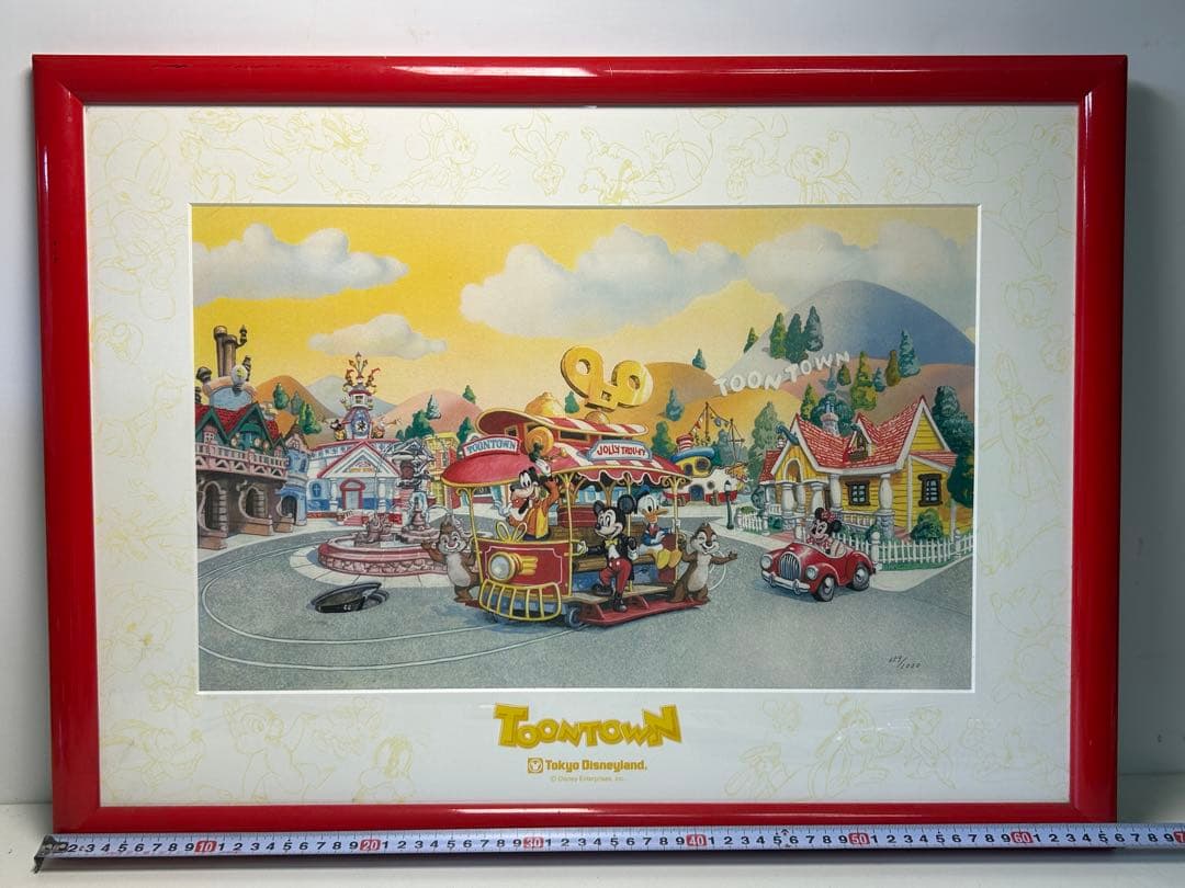 TOONTOWN リトグラフ 東京ディズニーランド TDL 127/1000