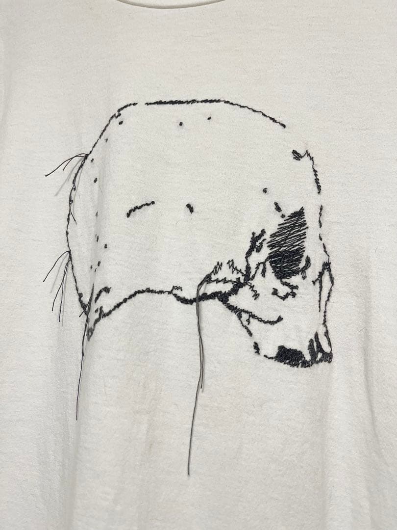 モ*】様 LGB 刺繍スカルロンT size0