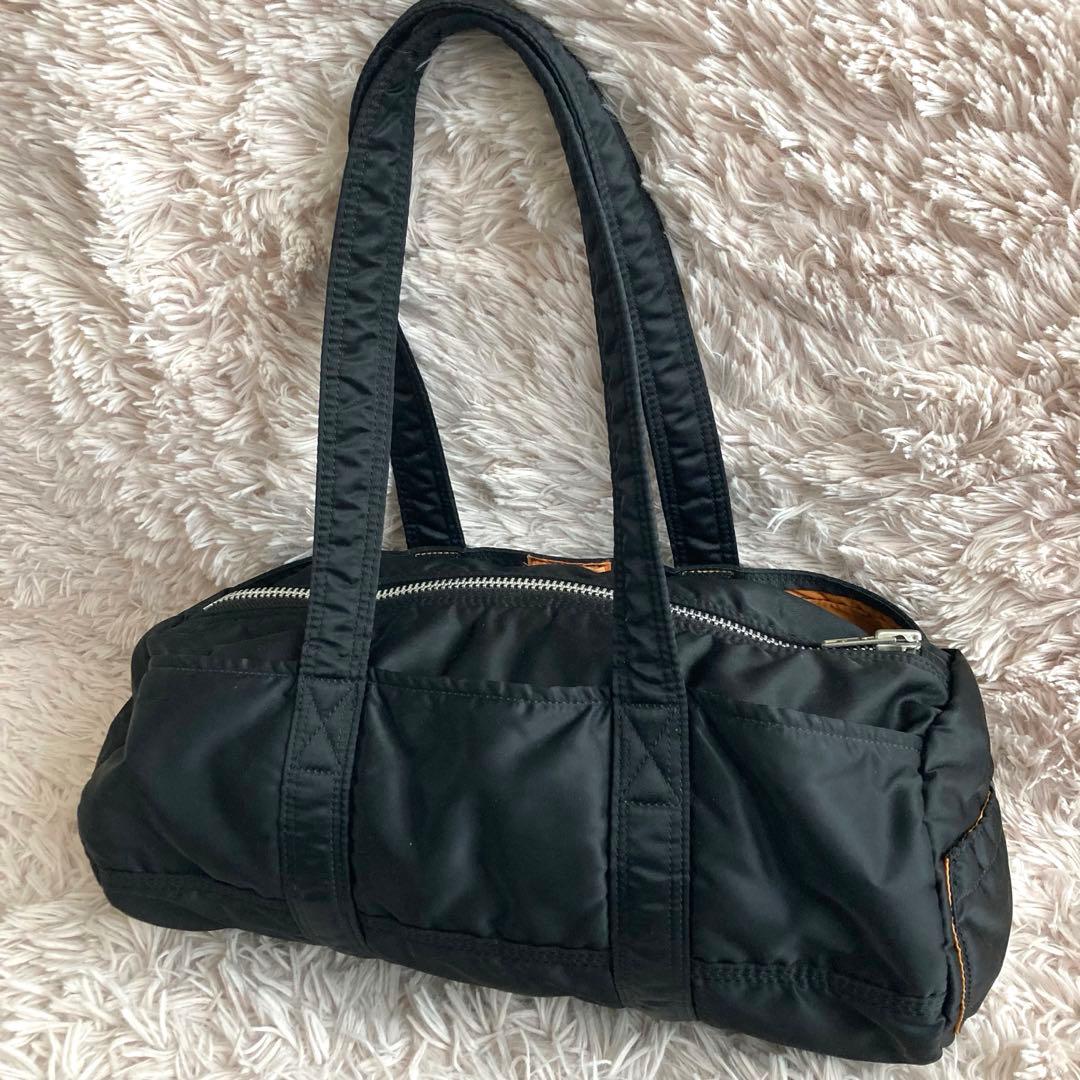 【希少廃盤品】PORTER　吉田カバン　タンカー ミニボストンバッグ M 黒