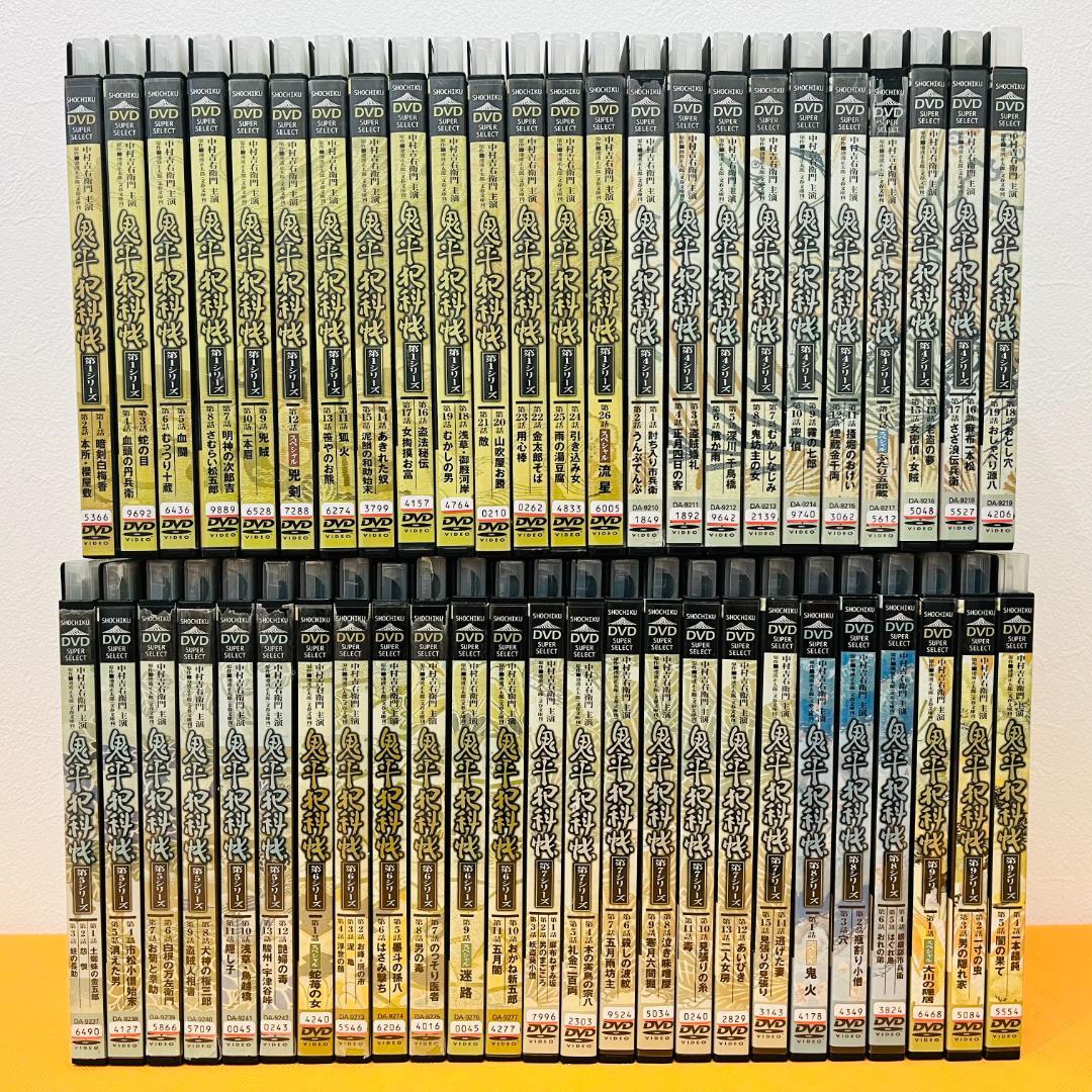 『鬼平犯科帳 シリーズ』計71巻セット 劇場/スペシャル/外伝 ドラマ 時代劇