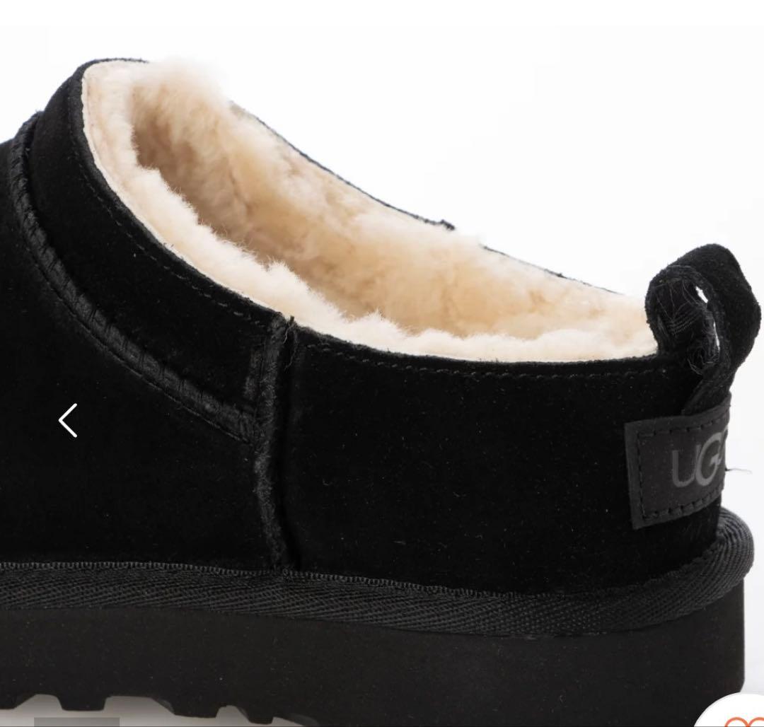 UGG 黒 ムートンブーツ クラシックマイクロ　正規品