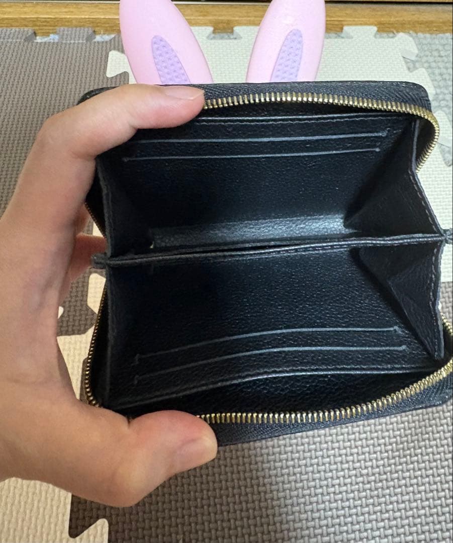 ルイヴィトン　ジッピーパース　アンプラント　ブラック　小銭入れ