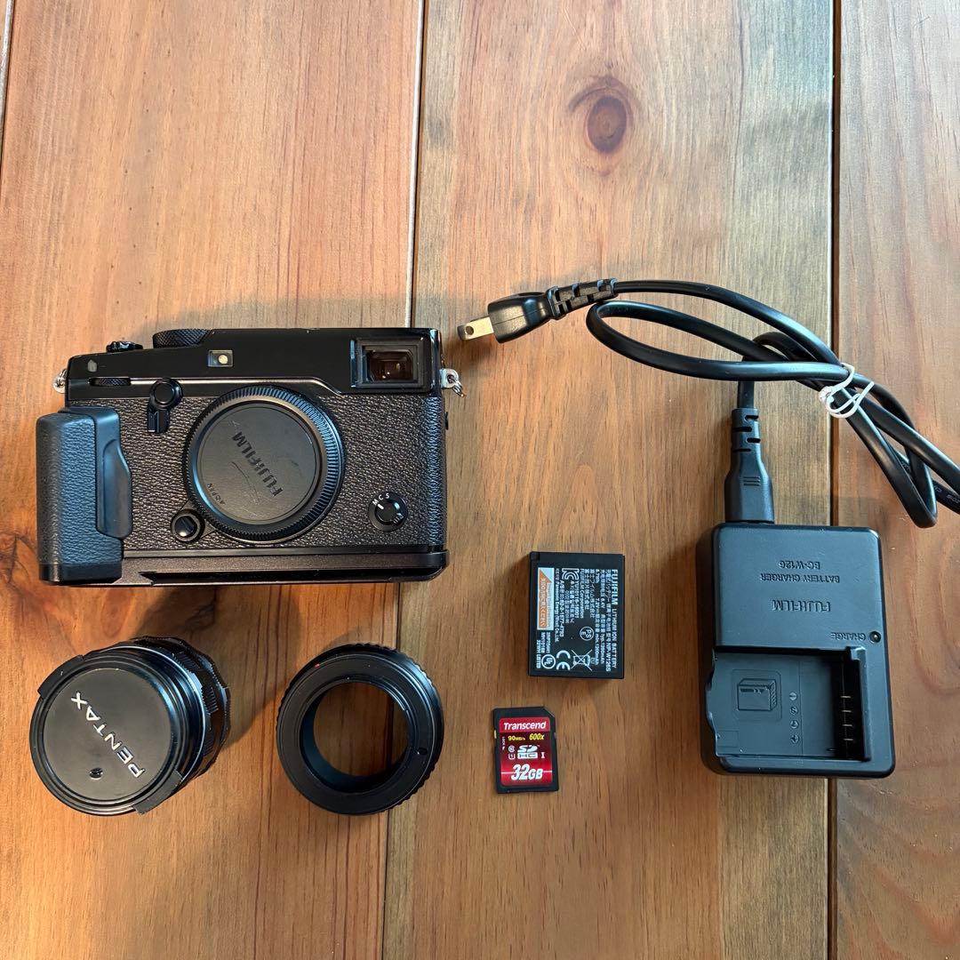 【しましま】FUJIFILM xpro2 本体　【オールドレンズ付き】