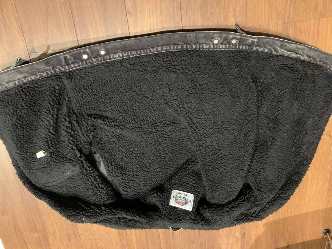Levi's ブラックデニム ボアジャケット L USA製 ヴィンテージ　90s