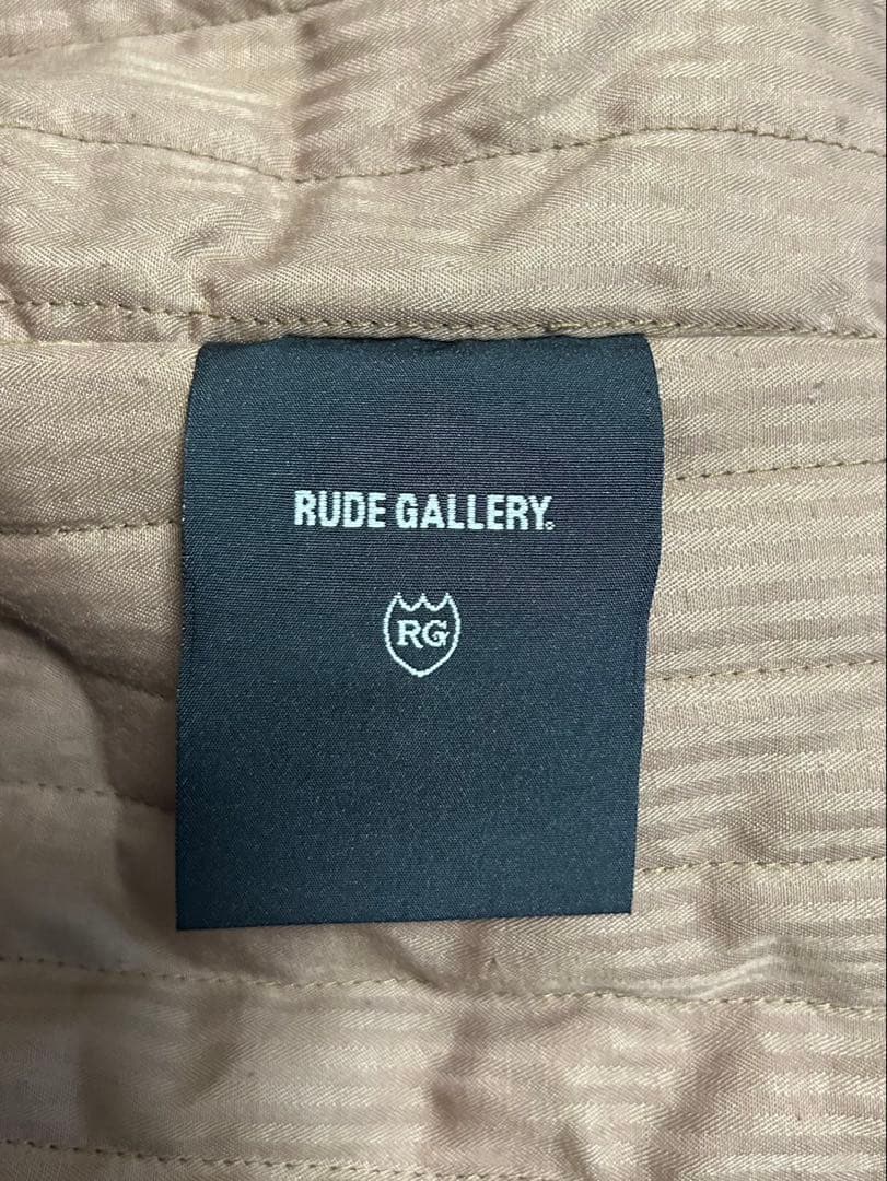 RUDE GALLERY/メルトンコート/TEDS LONG/size2/黒
