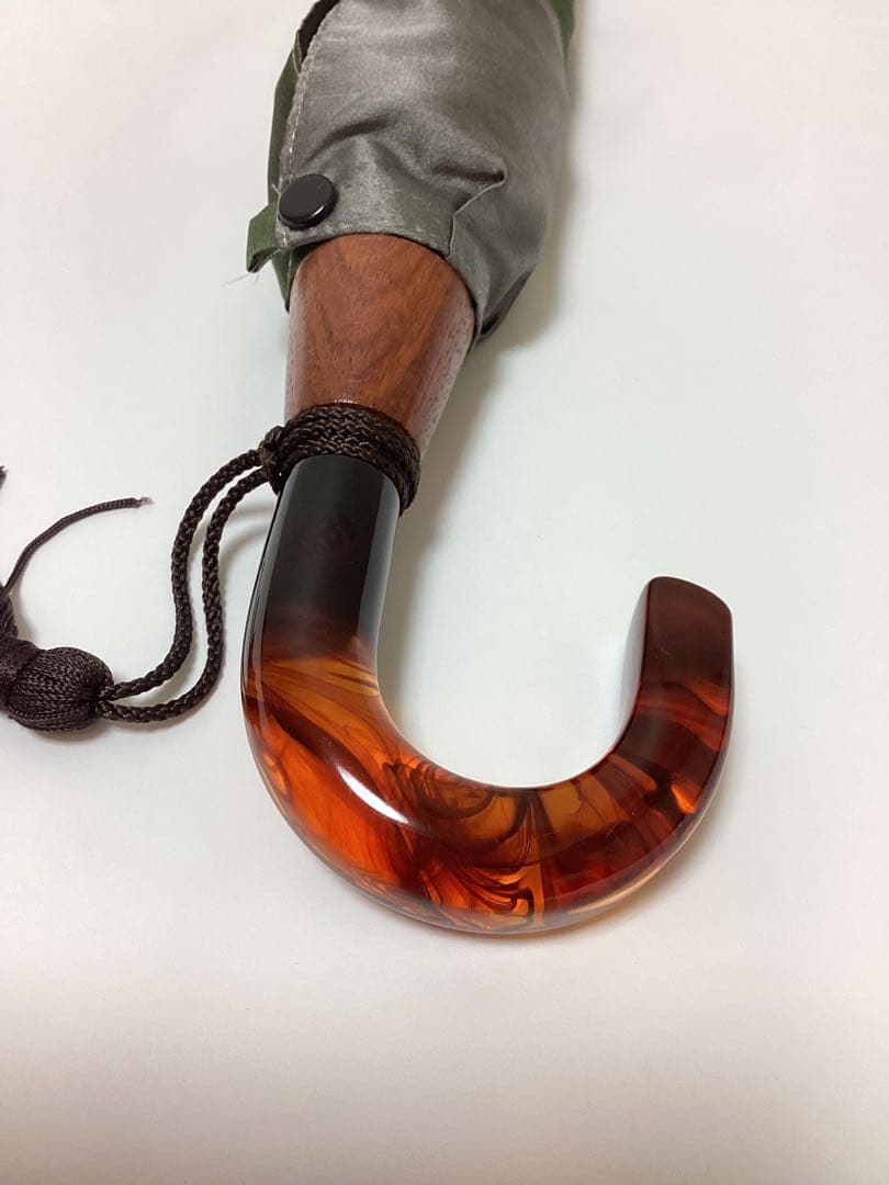 日本製　高級傘 モンブラン ほぐし織 折りたたみ傘　美術洋傘