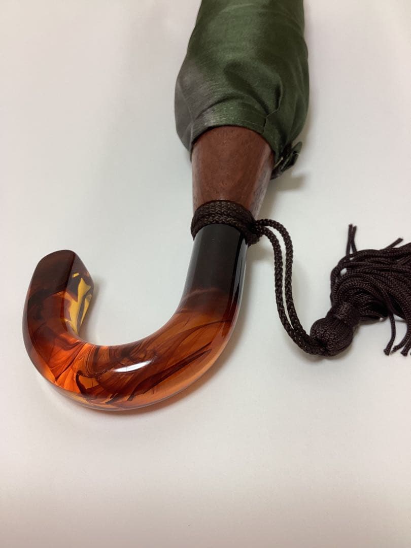 日本製　高級傘 モンブラン ほぐし織 折りたたみ傘　美術洋傘