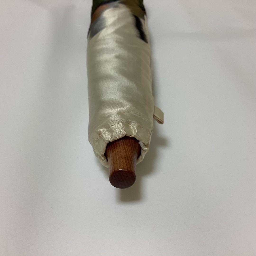 日本製　高級傘 モンブラン ほぐし織 折りたたみ傘　美術洋傘