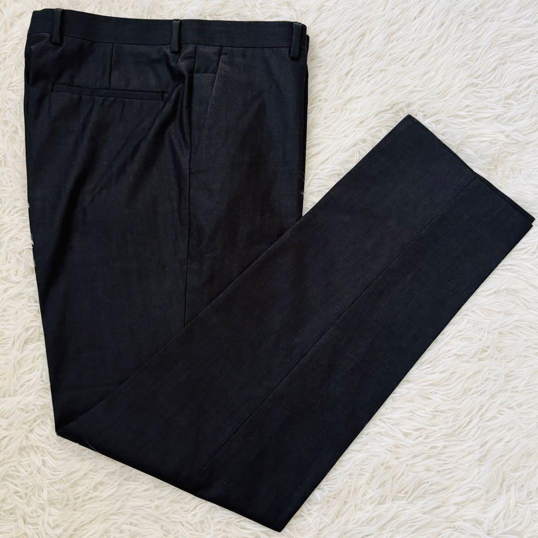 極美品✨カルバンクライン　セットアップスーツ38 ストライプ　高級イタリア生地