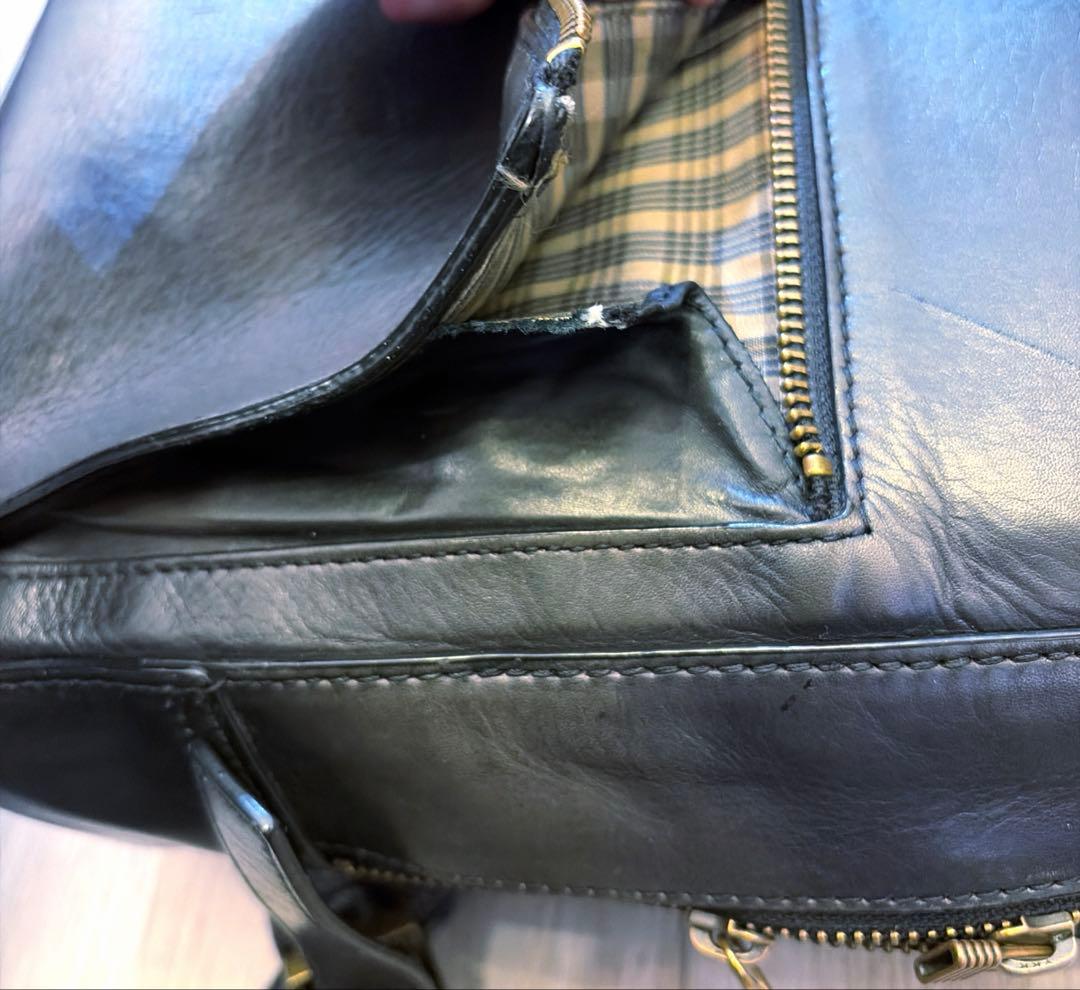 マザーハウス　アンティークスクエアバックパック　リュック　ブラック