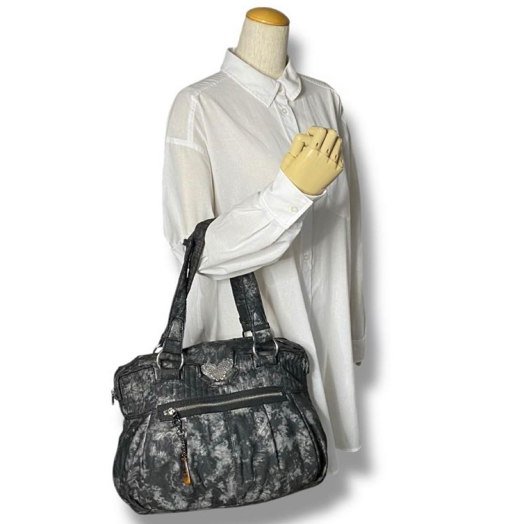 美品 DIESEL カモフラ Y2Kボストン バッグ archive レディース