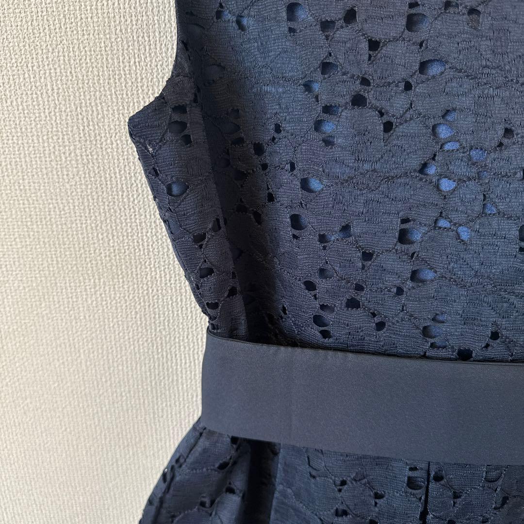 ♪pom ponette junior ポンポネット 総レースワンピース140