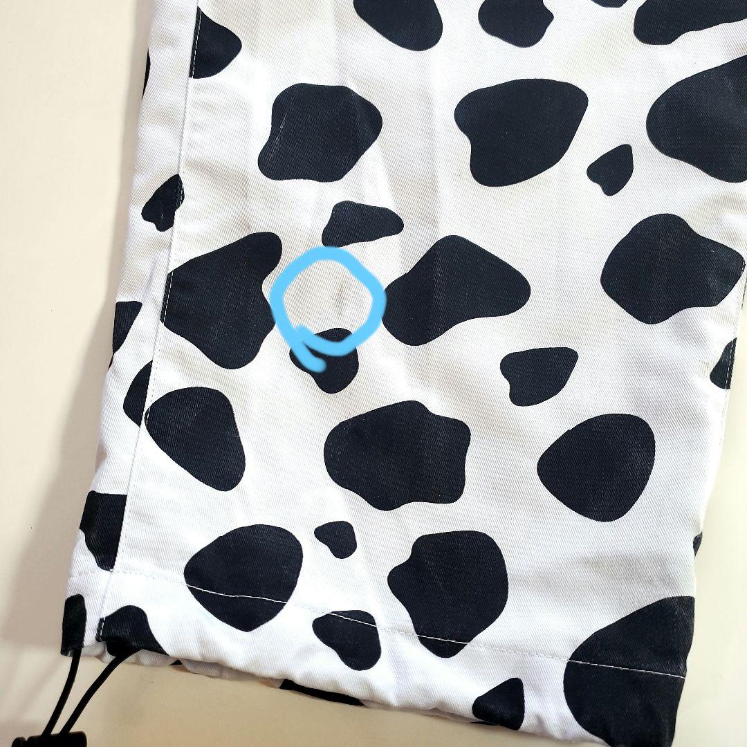 DUALISM × GALFY　ブーメランとダルメシアンのカーゴパンツ　白　希少