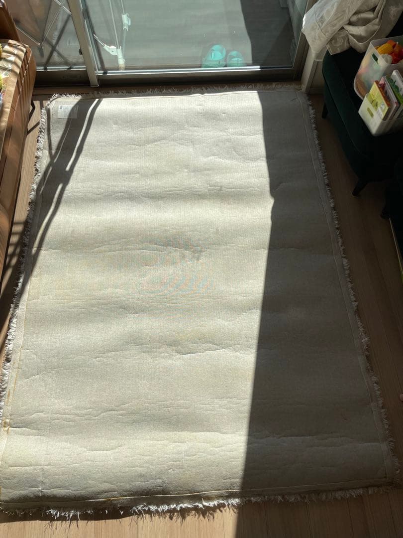 【値下げ】Francfranc カステ ラグ M 2000×1400 IVORY