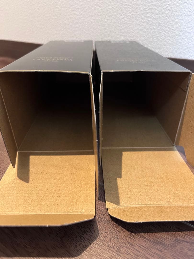 【空き箱】山崎 18年 シングルモルトウイスキー 2本セット