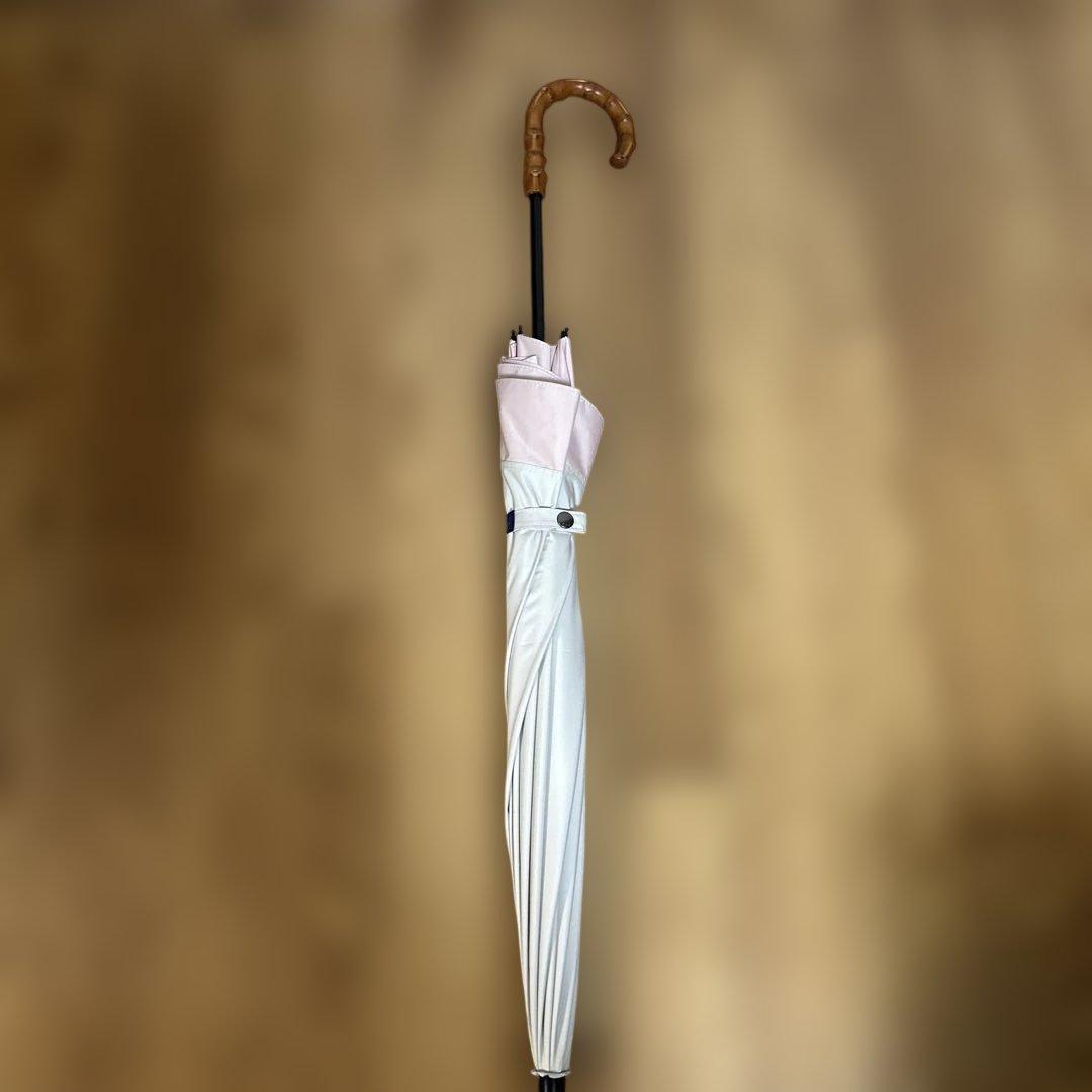 芦屋ロサブラン　2段折りショート ライトグレージュピンク