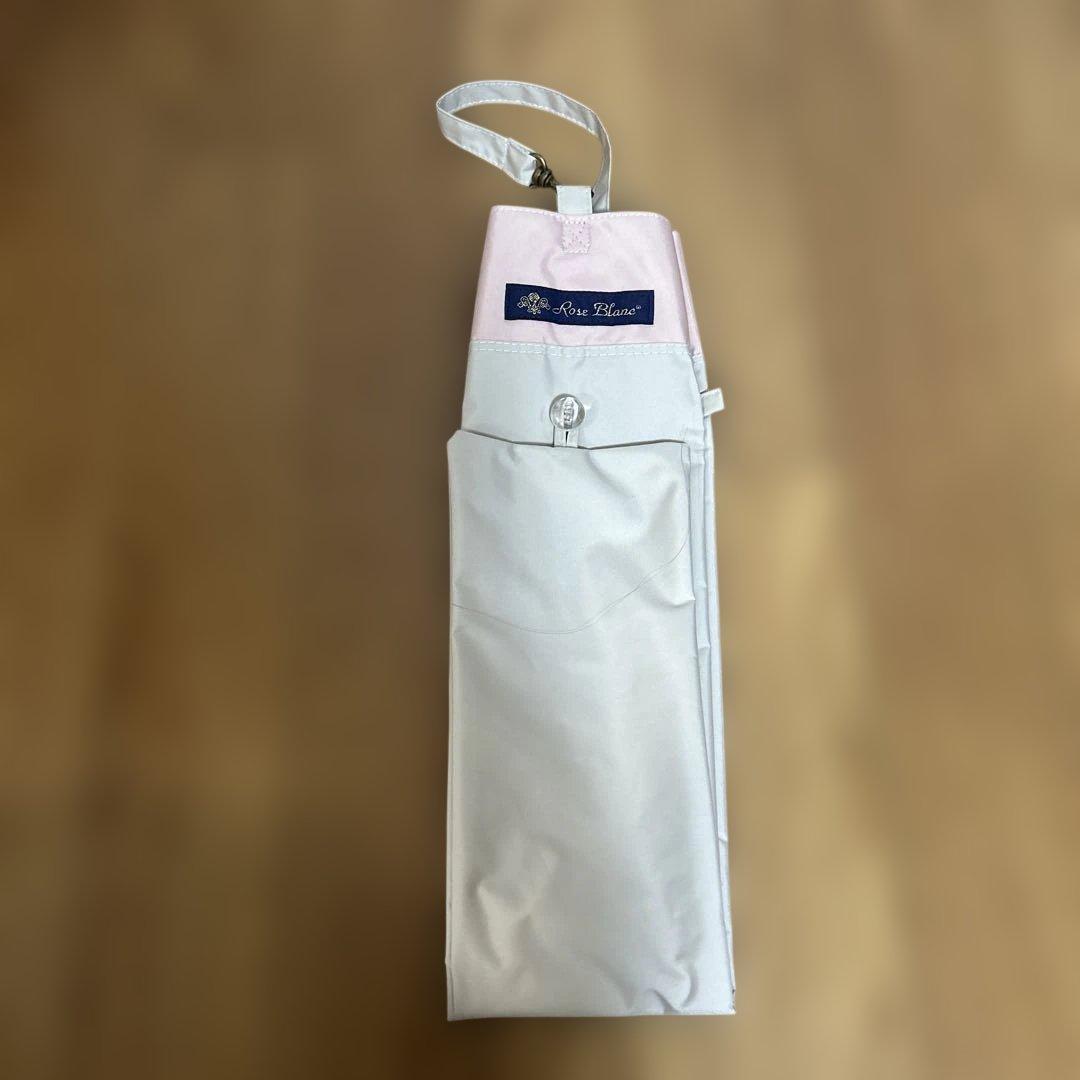 芦屋ロサブラン　2段折りショート ライトグレージュピンク