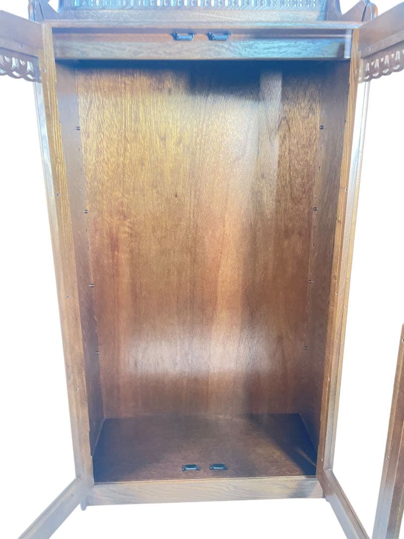 HR578 【美品】パリの雑貨屋　日本製　飾り棚　2枚扉