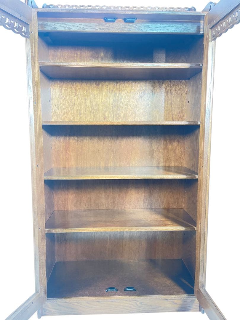 HR578 【美品】パリの雑貨屋　日本製　飾り棚　2枚扉