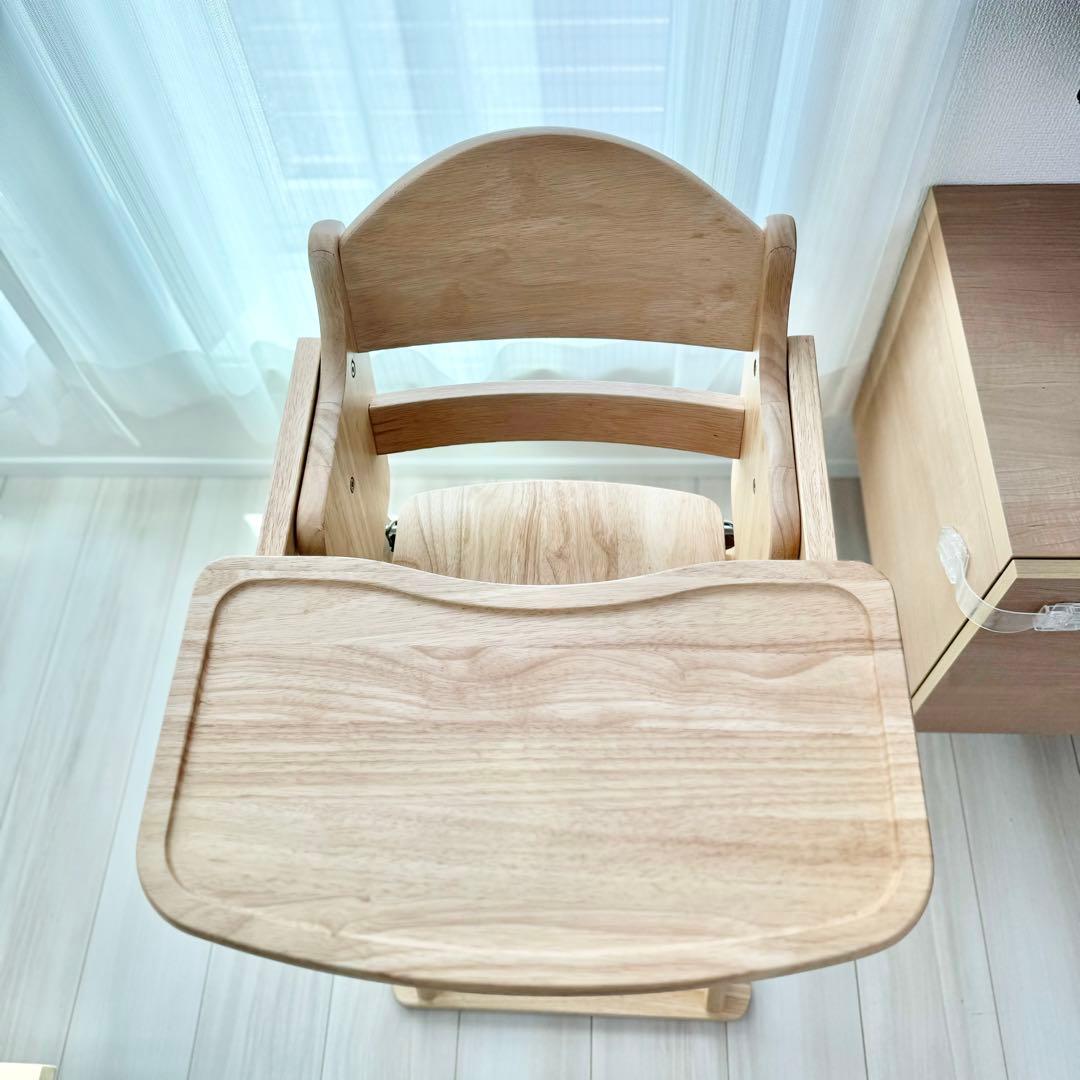 【直接引渡し限定】KATOJI カトージ ハイチェア ナチュラル ベビーチェア