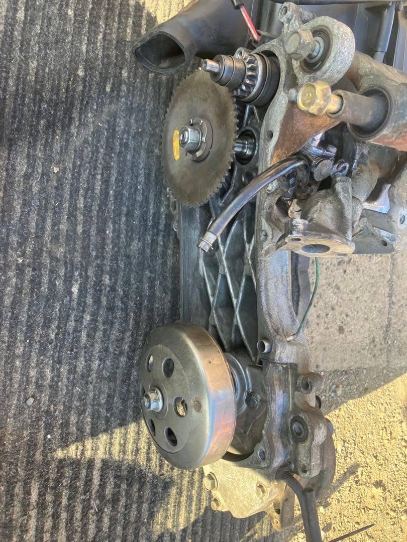 本物！ライブディオZXエンジン。実働　異音無し。