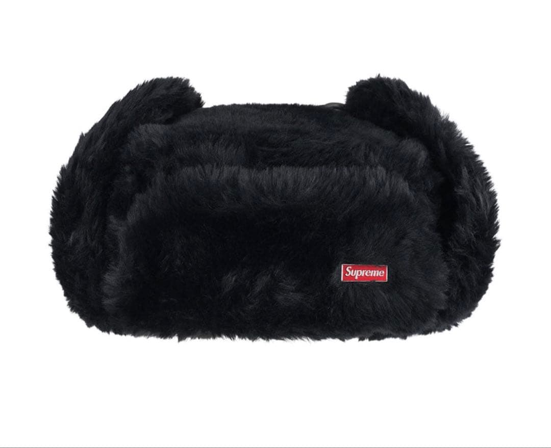 帽子 M/L Supreme Ushanka Hat (25FW) Black