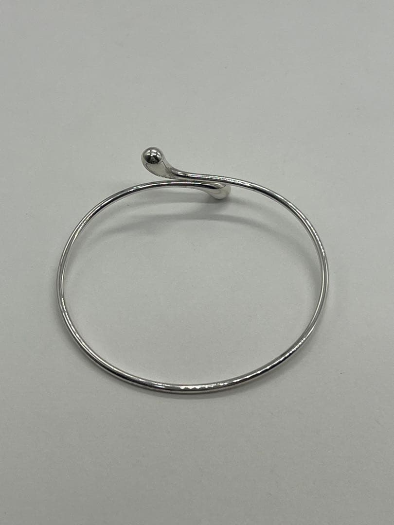 ティファニー TIFFANY エルサペレッティ ティアドロップ バングル SV