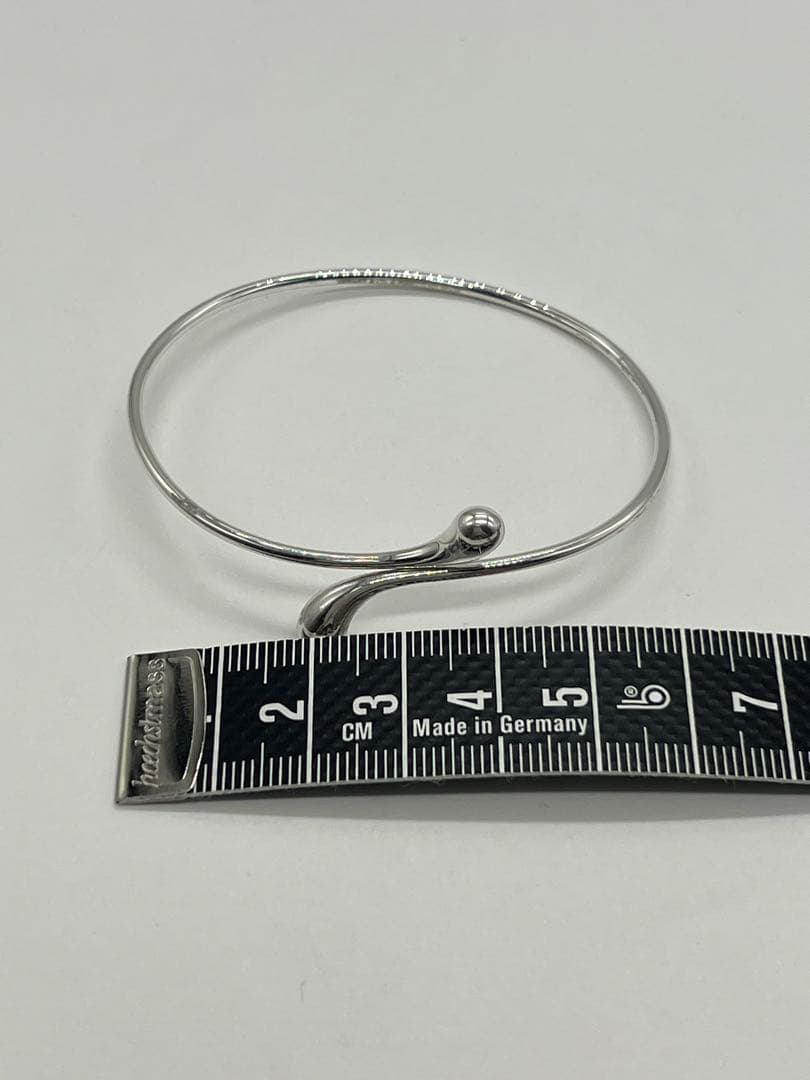 ティファニー TIFFANY エルサペレッティ ティアドロップ バングル SV