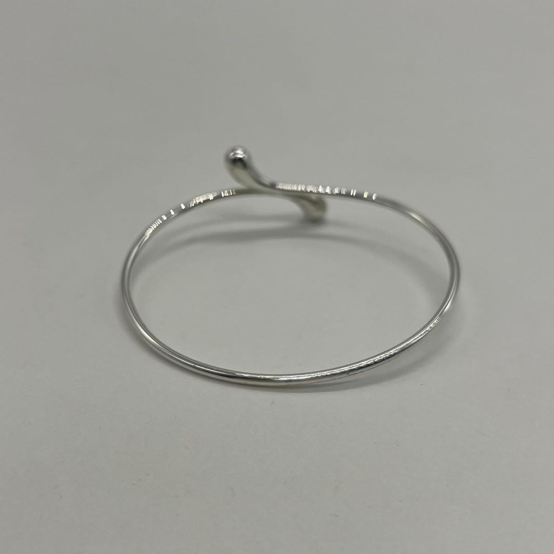 ティファニー TIFFANY エルサペレッティ ティアドロップ バングル SV