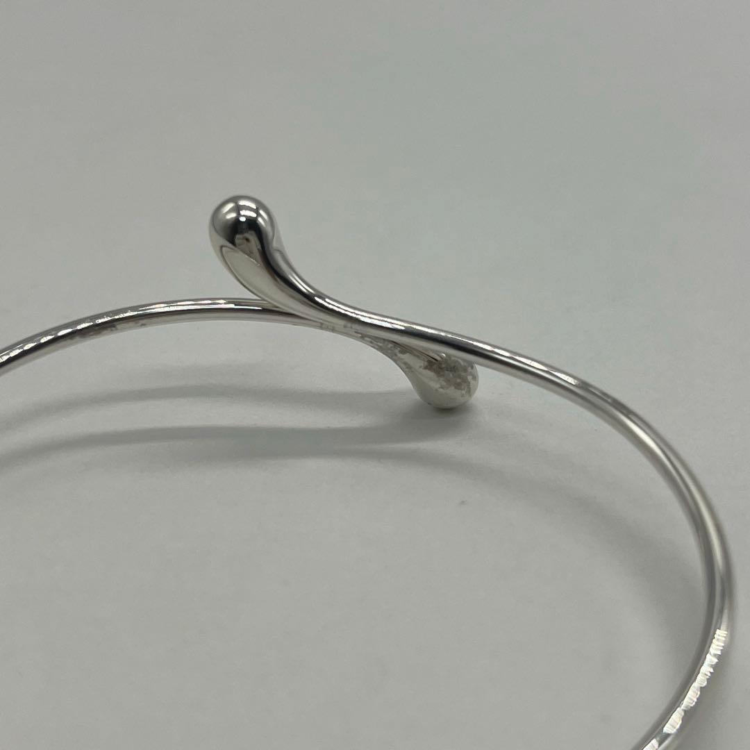 ティファニー TIFFANY エルサペレッティ ティアドロップ バングル SV