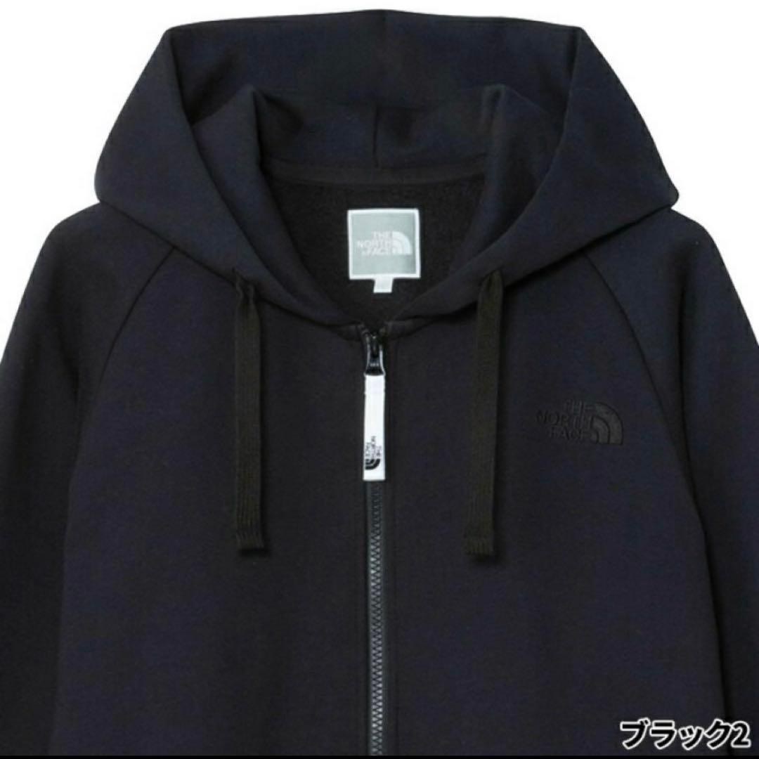 【新品】ザ・ノース・フェイス　リアビューフルジップパーカー　ブラック　ロゴ　Ｌ