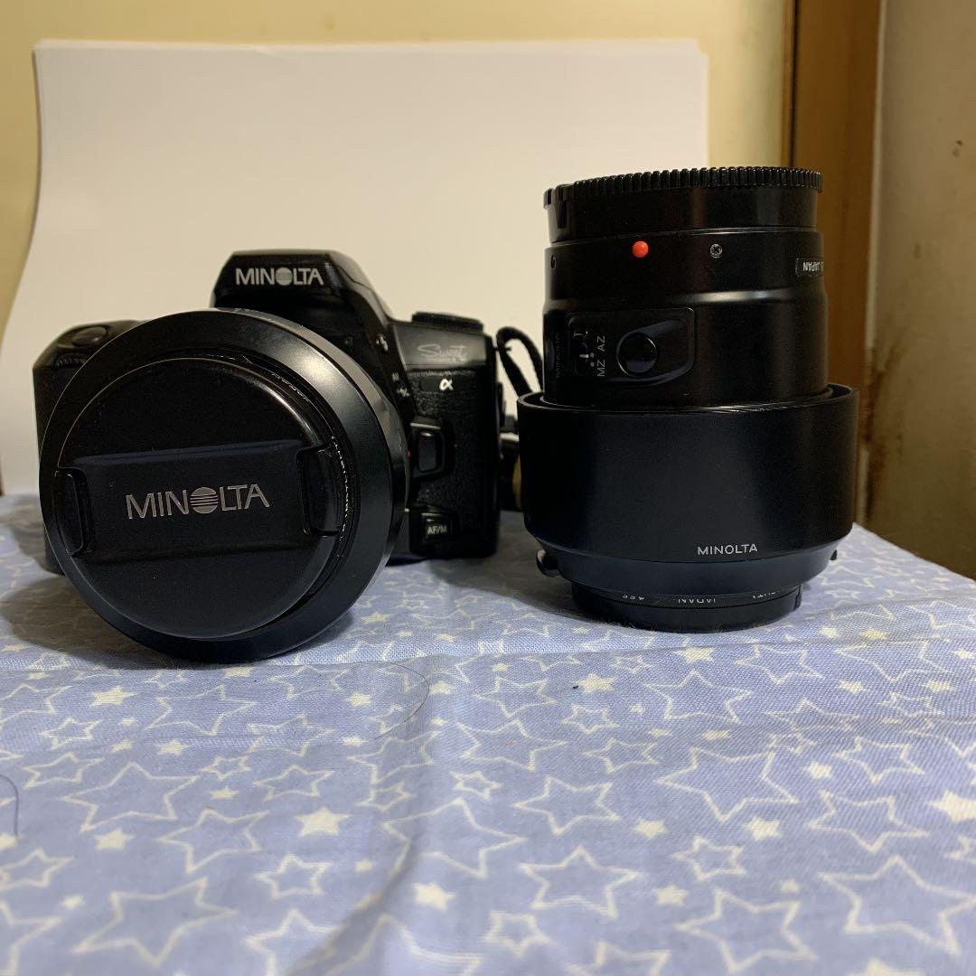 MINOLTA アルファ　sweet フイルムカメラ　ダブルレンズ　稼働品